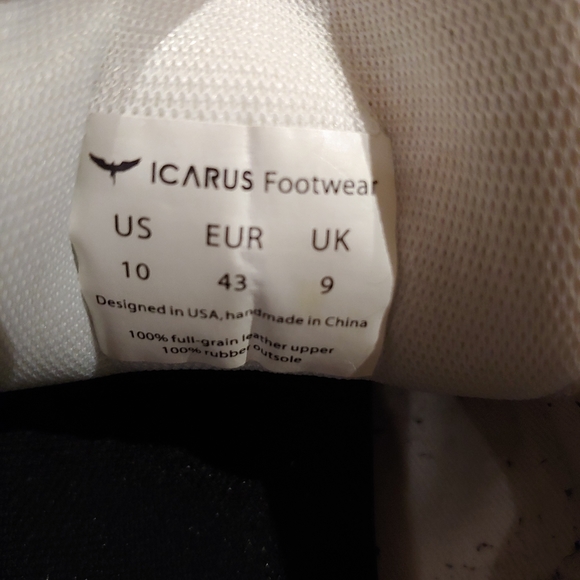 Icarus Ascent G 1 Leather Barefoot Shoe Sneaker White Size 10 - Picture 15 of 16